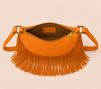 The Oskan fringe Bag in Orange